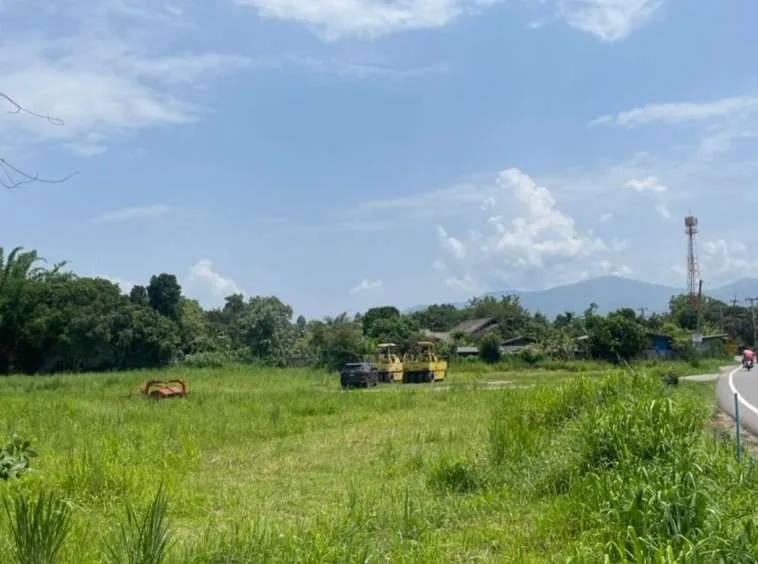 Property id 062LS Land for sale in Chiang Mai. Mae Rim-Ban Rai Road