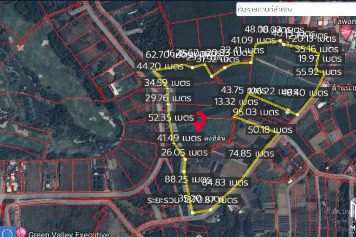 Property id153ls Land for sale in Mae Rim 35-3-53 Rai nearby Green Valley Golf club-MR-153LS