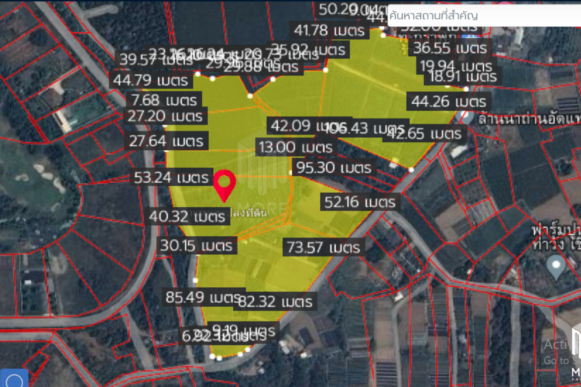 Property id153ls Land for sale in Mae Rim 35-3-53 Rai nearby Green Valley Golf club-MR-153LS