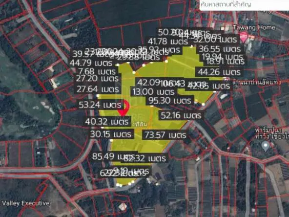 Property id153ls Land for sale in Mae Rim 35-3-53 Rai nearby Green Valley Golf club-MR-153LS