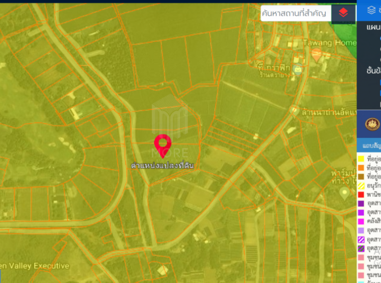 Property id153ls Land for sale in Mae Rim 35-3-53 Rai nearby Green Valley Golf club-MR-153LS