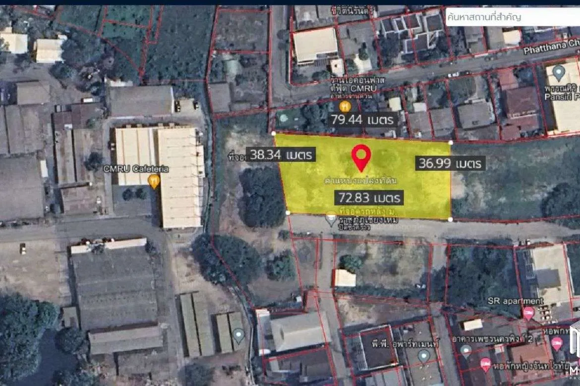 Property id145ls Land for sale in ChangPuek 1-2-78Rai near Rajabhat Chiangmai-MR-145ls