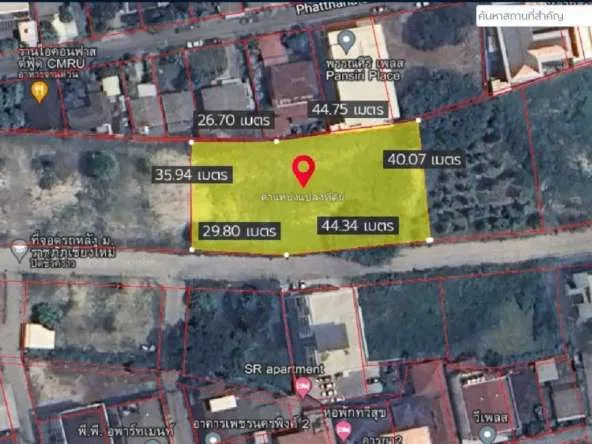 Property id146ls Land for sale in ChangPuek 1-2-78Rai near Rajabhat Chiangmai-MR-146ls.