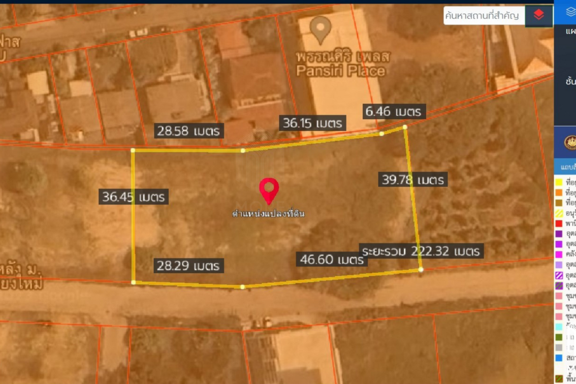 Property id146ls Land for sale in ChangPuek 1-2-78Rai near Rajabhat Chiangmai-MR-146ls.