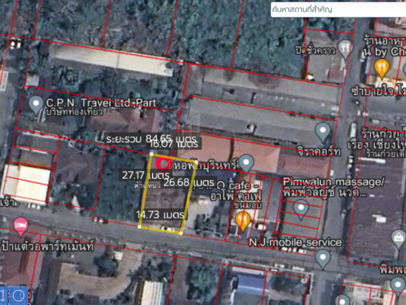 Property ID192LS Land for sale in Santitham Changpuek 98 sq.wa near Maya mall-MR-192LS