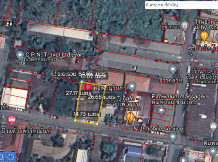 Property ID192LS Land for sale in Santitham Changpuek 98 sq.wa near Maya mall-MR-192LS