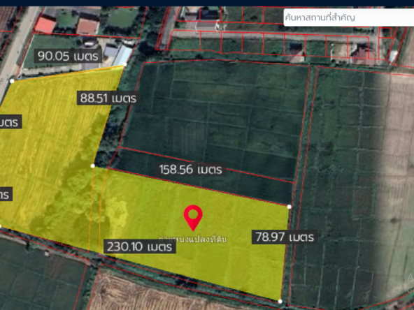 Property id024ls Land for sale in San Khum Phaeng 14-3-82 Rai near Buak Khang Municipality-MR-024ls