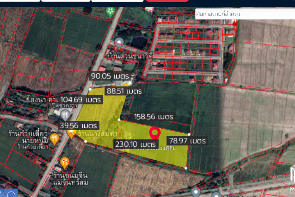 Property id024ls Land for sale in San Khum Phaeng 14-3-82 Rai near Buak Khang Municipality-MR-024ls