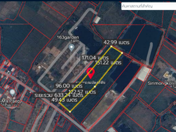 Property id 180ls Land for sale in San Kham Phaeng 7-3-53 Rai near Mae Kue Market-MR-180ls