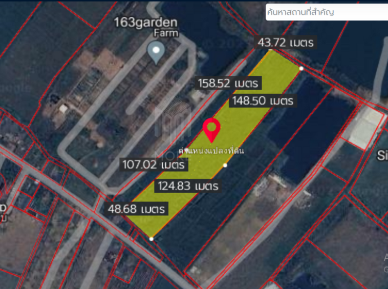 Property id 180ls Land for sale in San Kham Phaeng 7-3-53 Rai near Mae Kue Market-MR-180ls