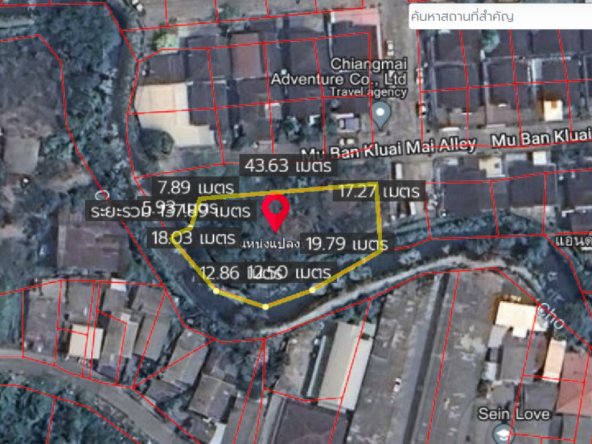 Property id140ls Land for sale in SanSai 0-2-68Rai near Sam Yak Market-MR-140ls