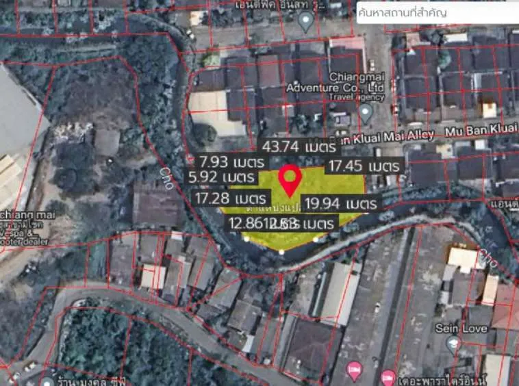 Property id140ls Land for sale in SanSai 0-2-68Rai near Sam Yak Market-MR-140ls