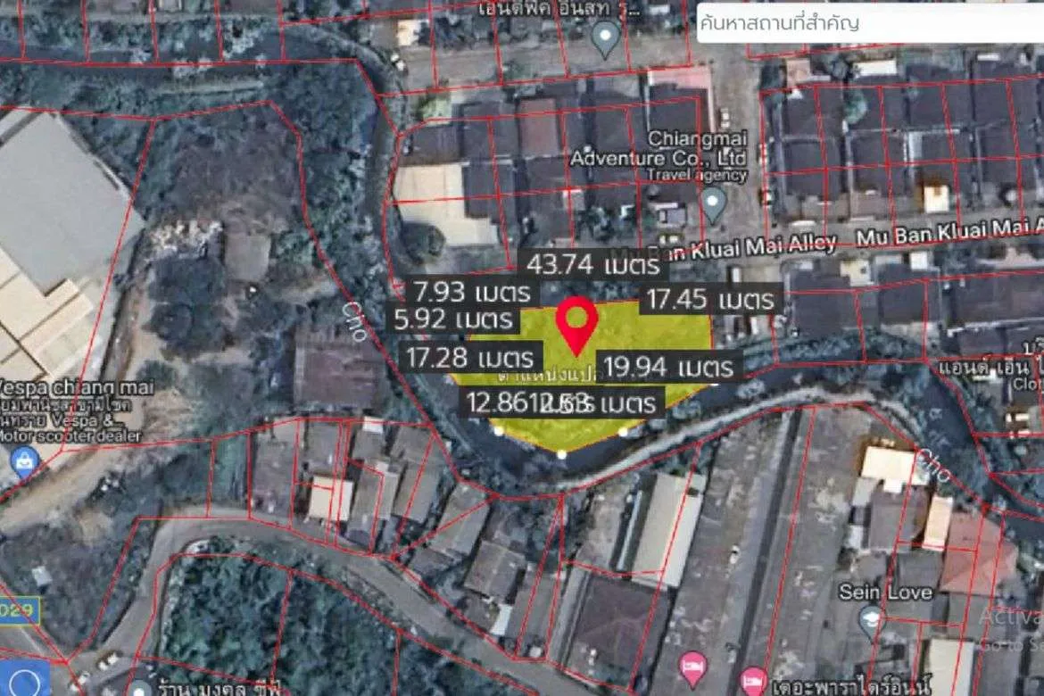 Property id140ls Land for sale in SanSai 0-2-68Rai near Sam Yak Market-MR-140ls