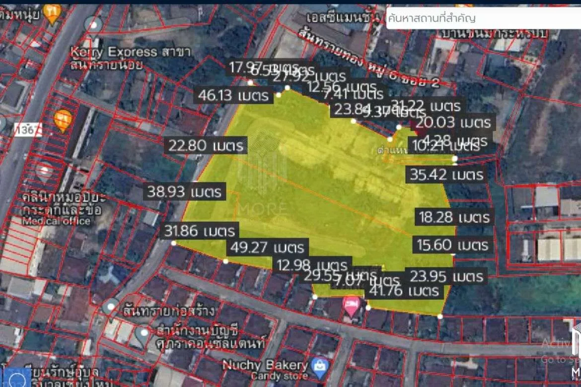 Property ID 166LS Land for sale in San Sai 10 Rai near Samyak Market