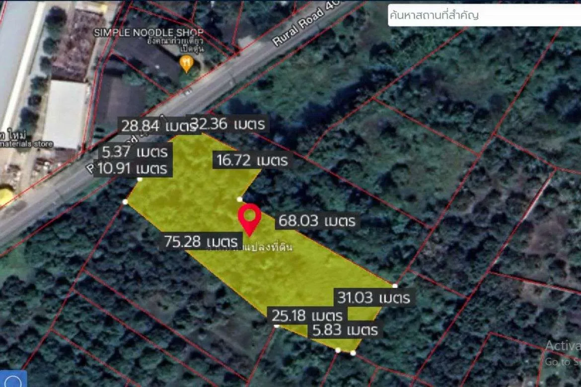 Property id138ls Land for sale in Saraphi 2-1-43Rai near Wachiralai school-MR-138ls