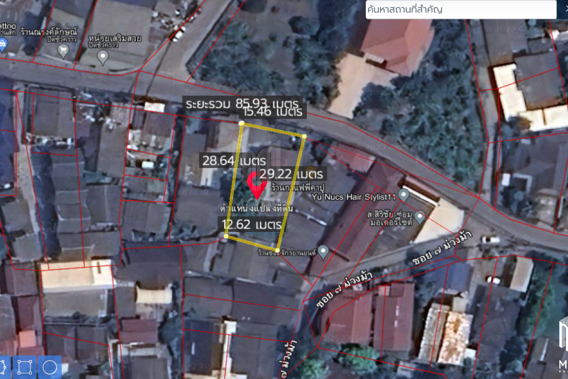 Property id 188ls Land for sale in Sutep area 98 sq.wa near Chiangmai University.-MR-188LS