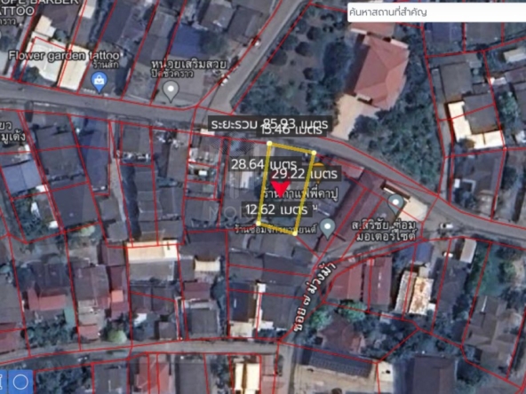 Property id 188ls Land for sale in Sutep area 98 sq.wa near Chiangmai University.-MR-188LS