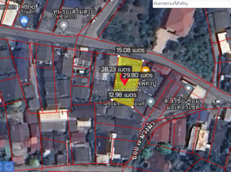 Property id 188ls Land for sale in Sutep area 98 sq.wa near Chiangmai University.-MR-188LS