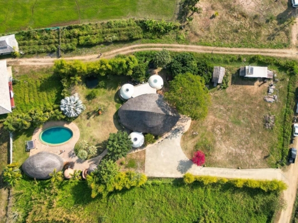 Unique Bamboo Dome Houses in Hang Dong-TNP-A1036