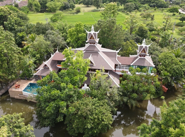 Unique 3 Bedroom Pool Villa on Small Island in Mae Rim-TNP-D924